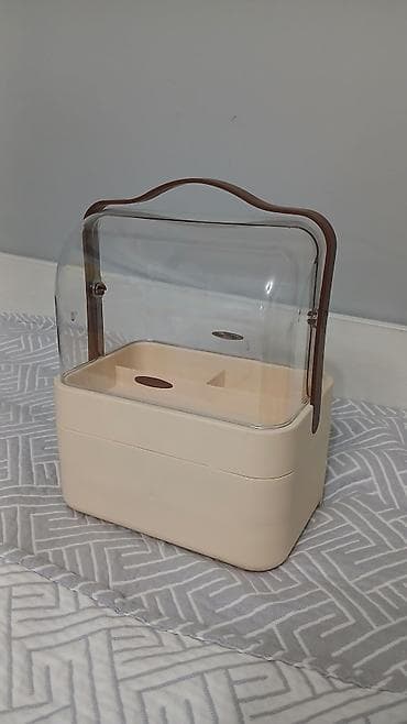 Сүрөттөр жана портреттер: Органайзер для косметики/украшений с пылезащитным куполом - — 2