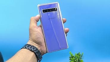 Samsung Galaxy S10 5G, Б/у, 256 ГБ, цвет - Синий, 1 SIM