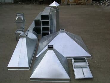 установка крыш: Жестянные изделия под заказ калпаки и парапеды для забора ветровики — 27