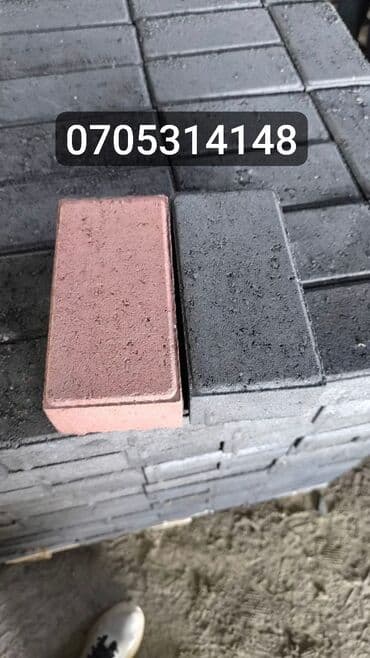 брусчатка бишкек дом брусчатки'' тротуарная плитка бордюры бишкек: Дорожный бордюр, Прессованный, Бетонный, Новый — 4