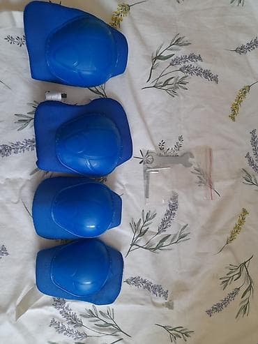 горнолыжные лыжи: Детские роликовые коньки-квады + защита - Тип: квады (4 колеса: по — 5