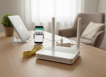 Wi-Fi роутер TP-Link XC 220-3V AC1200 с поддержкой GPON и VoIP at lalafo.kg Wi-Fi роутер TP-Link XC 220-3V AC1200 с поддержкой GPON и VoIP