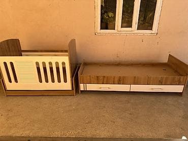 бу шкафтар: Балдар үчүн трансформер керебет, Башка түрү, түсү - Күрөң — 4