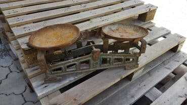 кум ивановский: Раритет Весы базарные, 2 кг, сделано в СССР. 3 тарелки. Гирек нет — 2