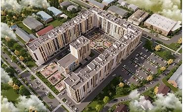 Недвижимость: 1 комната, 41 м², Кызыл Аскер 4 этаж, ПСО (под самоотделку) — 4