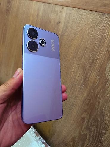 Poco M6, Б/у, 256 ГБ, цвет - Фиолетовый, 2 SIM