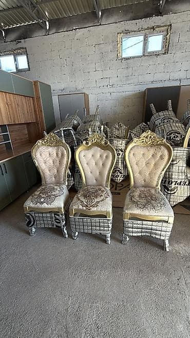 парикмахерский стул: Стул для зала, Новый, Дерево — 1