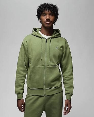 Мужская толстовка, M, Jordan, Новый, цвет - Зеленый, Самовывоз, Платная доставка