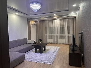 боконбаева квартира: 2 комнаты, С мебелью полностью — 1