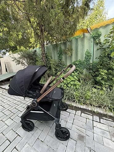 Прогулочная коляска Kidilo (бренд на шильдике), цвет — чёрный с — 3