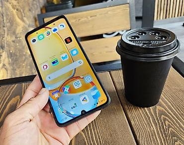 телефон редми 14с: Redmi, Redmi 13C, Б/у, 256 ГБ, цвет - Черный, 1 SIM, 2 SIM — 2