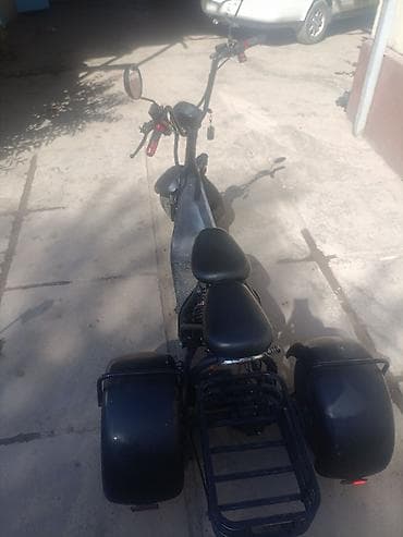 мото для путешествий: Электроскутер-трицикл (фат-тайр) - Конфигурация: три колеса, широкие — 1