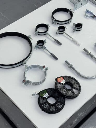 Деревообработка: Турецкие оцинкованные металлические хомуты высокого качества для труб — 1