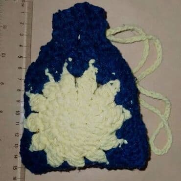 флаг кыргызстана 1898: Эко мешочки из 100% хлопка, вязаные крючком. Упаковка для подарка. 15 — 10