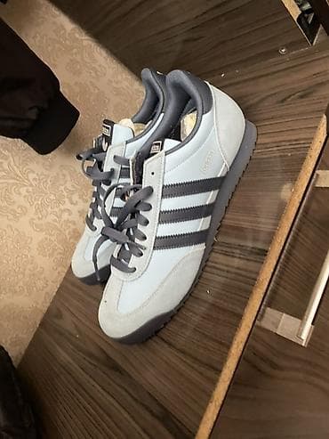 барука обувь: Мужские кроссовки, 42.5, Adidas, Новый, цвет - Голубой — 2