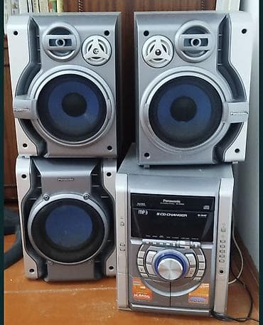 Динамики и колонки: Музыкальный центр Panasonic (мини-система) с комплектом акустики — 1