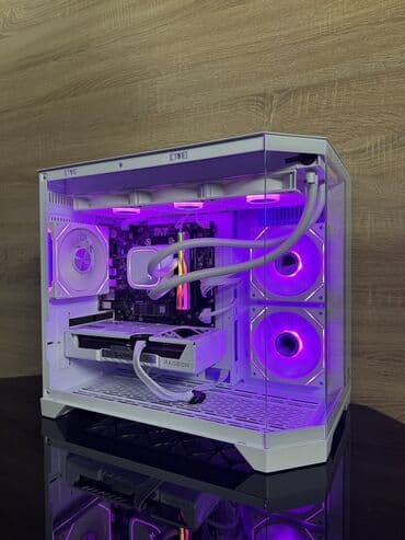 кронштейн для видеокарты: Компьютер, ядер - 10, ОЗУ 32 ГБ, Для несложных задач, Новый, AMD Ryzen 5, NVIDIA GeForce RTX 5070, NVMe — 2