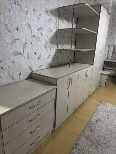 Кийимге кам көрүү жана сактоо: Спальный гарнитур в современном светлом оттенке дуба/ясеня Состав — 2