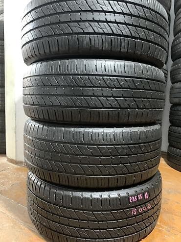 Шины 235 / 55 / R 18, Лето, Б/у, Комплект, Легковые, Корея, Kumho