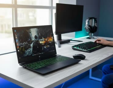 игровой компьютер бу: Ноутбук, HP, 16 ГБ ОЗУ, Intel Core i5, 15.6 ", Б/у, Для работы, учебы, память SSD — 1