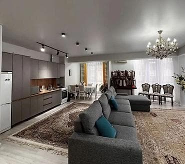 500: 3 комнаты, 117 м², Джал мкр (в т.ч. Верхний, Нижний, Средний) Элитка, 5 этаж, Евроремонт — 1
