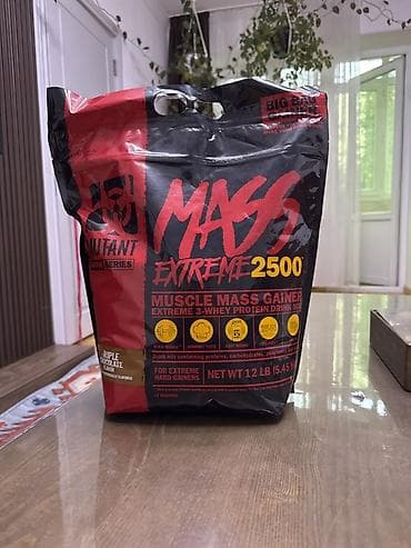 Mutant Mass Extreme 2500 — высококалорийный гейнер для набора мышечной — 1