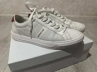 белые кроссы: Мужские кроссовки, 41, Moncler, Б/у, цвет - Белый — 1