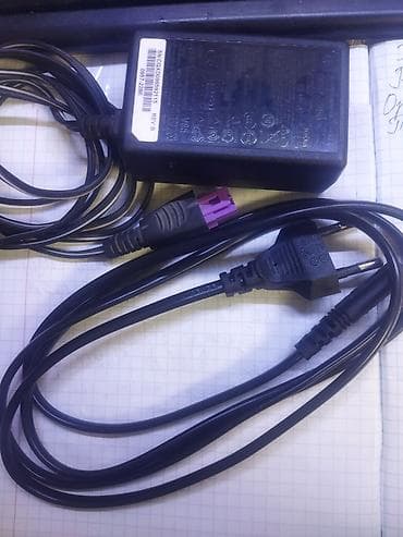 hp 1018: Адаптер питания для МФУ/принтеров HP с фиолетовым разъёмом (mini-DIN — 2