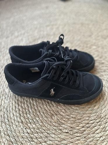 кеды поло: Мужские кроссовки, 42, Polo Ralph Lauren, Б/у, цвет - Черный, Платная доставка — 2