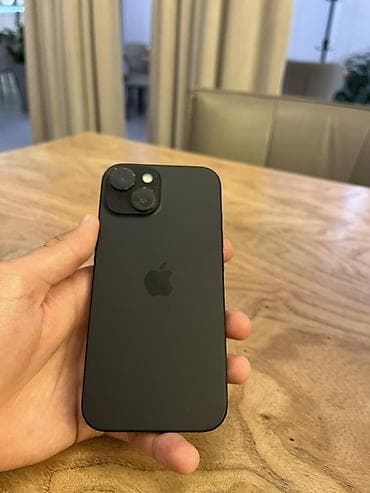 apple studio display: IPhone 15, Б/у, 128 ГБ, Черный, Кабель, 77 % — 1