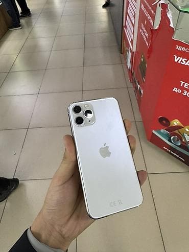 IPhone 11 Pro, 64 ГБ, Серебристый, 100 %