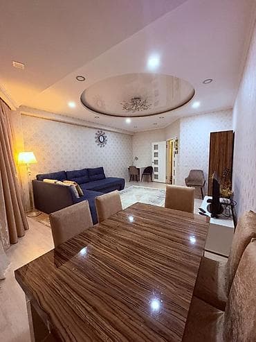 3: 3 комнаты, 100 м², Ала-Арча ТРЦ Элитка, 8 этаж, Косметический ремонт — 1