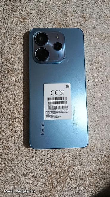 Redmi, Redmi Note 14, Новый, 256 ГБ, цвет - Голубой, 2 SIM