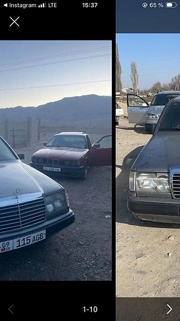 bazar kg: Mercedes-Benz W124: 1988 г., 2 л, Механика, Бензин, Седан — 9