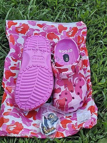 Сабо, 37, Crocs, Новый, цвет - Розовый