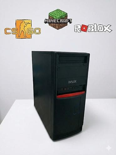 безрамочный монитор: Компьютер, ядер - 2, ОЗУ 8 ГБ, Для несложных задач, Б/у, Intel Core i3, HDD + SSD — 1