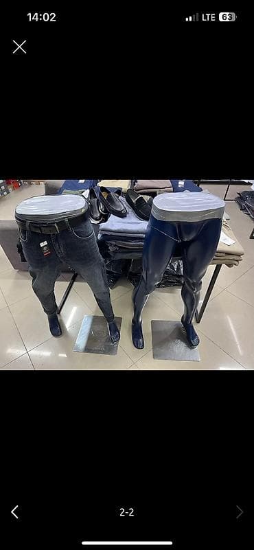 Оборудование для бизнеса: Манекен Взрослый мужской, Материал: Пластик, Б/у — 1