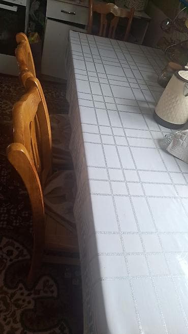 Скатерть ПВХ на прямоугольный стол - Материал: влагостойкая и легко — 2