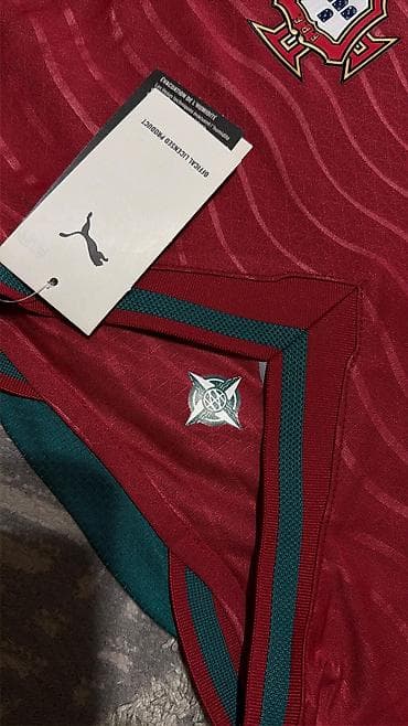 футболный сараканошка: Мужская футболка, M, Puma, Новый, цвет - Красный — 2