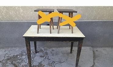 table study: Стол, дерево, крепкий, устойчивый, советский! Размер 65×110см. Цена — 2