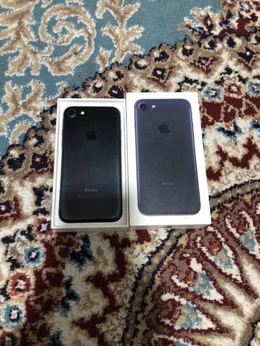 телифон б у: IPhone 7, Колдонулган, 256 ГБ, Кара, Куту, 85 % — 2