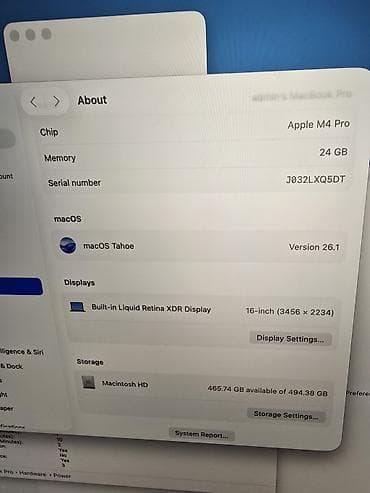mi tab: Apple MacBook Pro 16″ M4 Pro 24/512gb без зарядки, только ноутбук из — 7