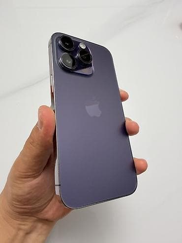iphone 12 pro ma: IPhone 14 Pro, Б/у, 128 ГБ, Deep Purple, Кабель, 81 % — 2