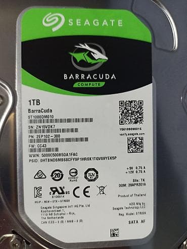 usb flash: Накопитель, Б/у, Seagate, HDD, 1 ТБ, 3.5", Для ПК — 7