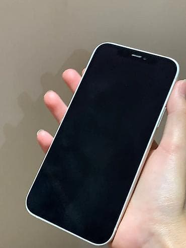 Техника и электроника: IPhone 12, Б/у, 128 ГБ, Белый, 79 % — 1