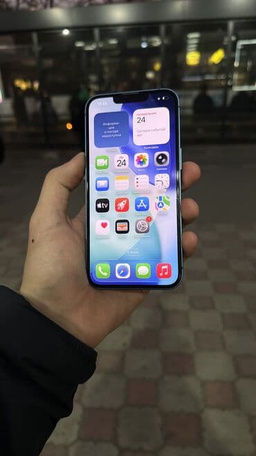 айфон кызыл кыя: IPhone 13, Б/у, 128 ГБ, Синий, 75 % — 4