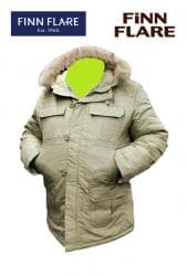 брендовая куртка: Пуховик Мужской FINN FLARE - 100% original​ удлиненная куртка — 1
