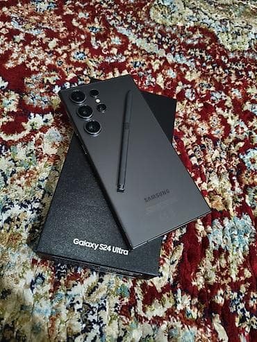 uaz patriot: Samsung Galaxy S24 Ultra, Б/у, 256 ГБ, цвет - Черный, 2 SIM — 1