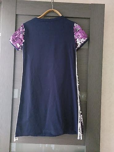 purple brand: Платье-трикотаж с пайетками Black Label - Фасон: прямое, длина до — 2