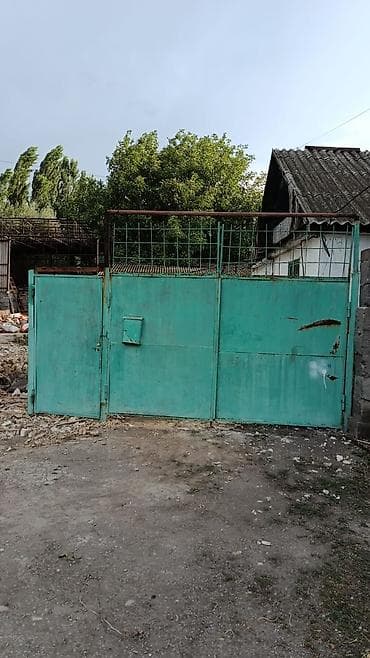 метал продам: Металлические распашные ворота с калиткой - Материал: стальной лист и — 1